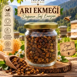 Ayane Gold Bal Saf Arı Ekmeği (Perga) - Doğal ve Katkısız - Cam Kavanoz (200 g)