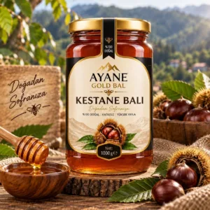 Ayane Gold Bal Rize Dağ Kestane Balı - Cam Kavanoz (1000 g)