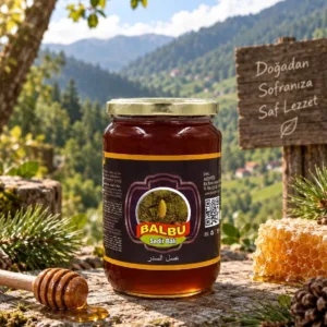 Balbu Doğal Sedir Balı - Cam Kavanoz (970 g)